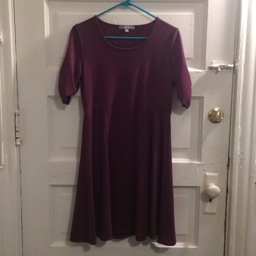 Red-Purple dress